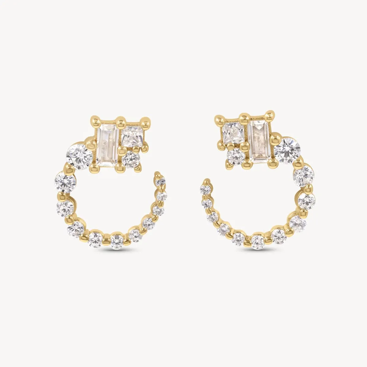 Shooting Star Diamond Earrings