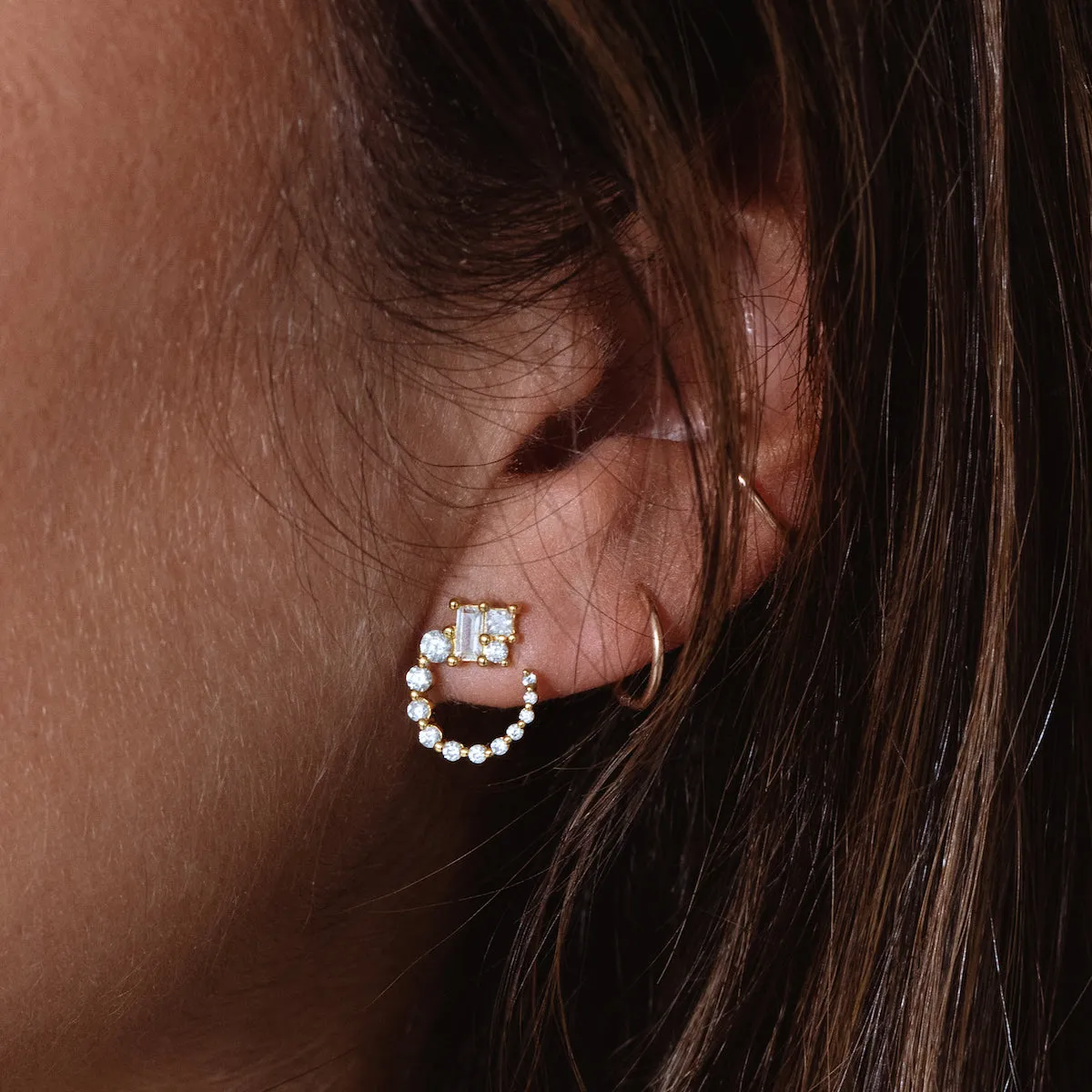 Shooting Star Diamond Earrings