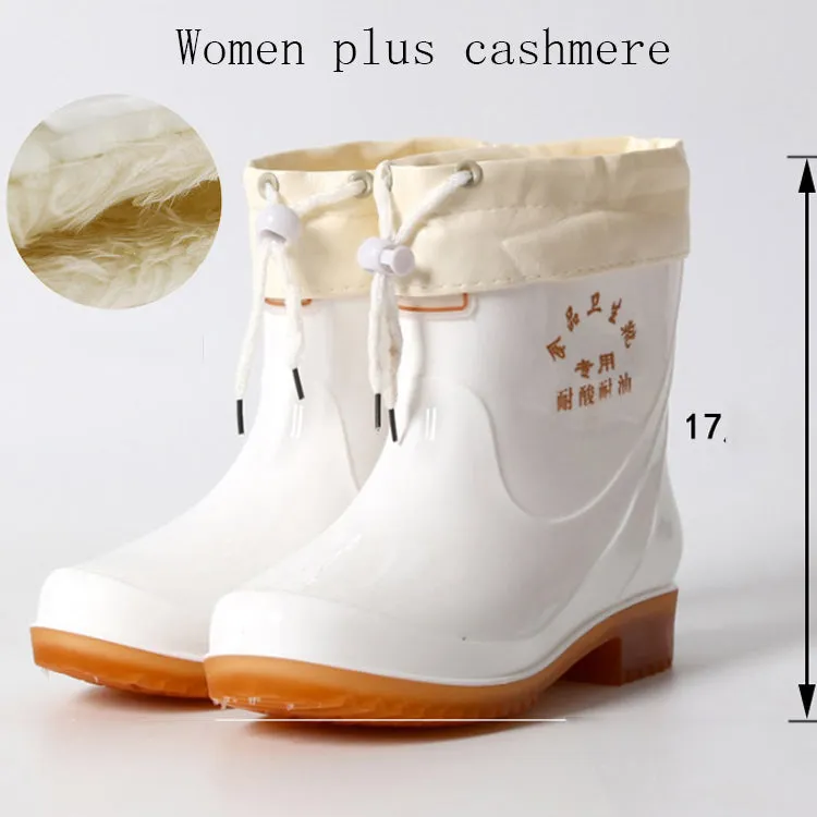 Short White Rain Boots For Men