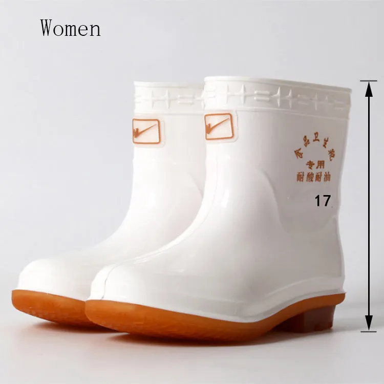 Short White Rain Boots For Men