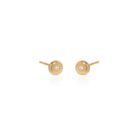 Small Nugget Diamond Studs