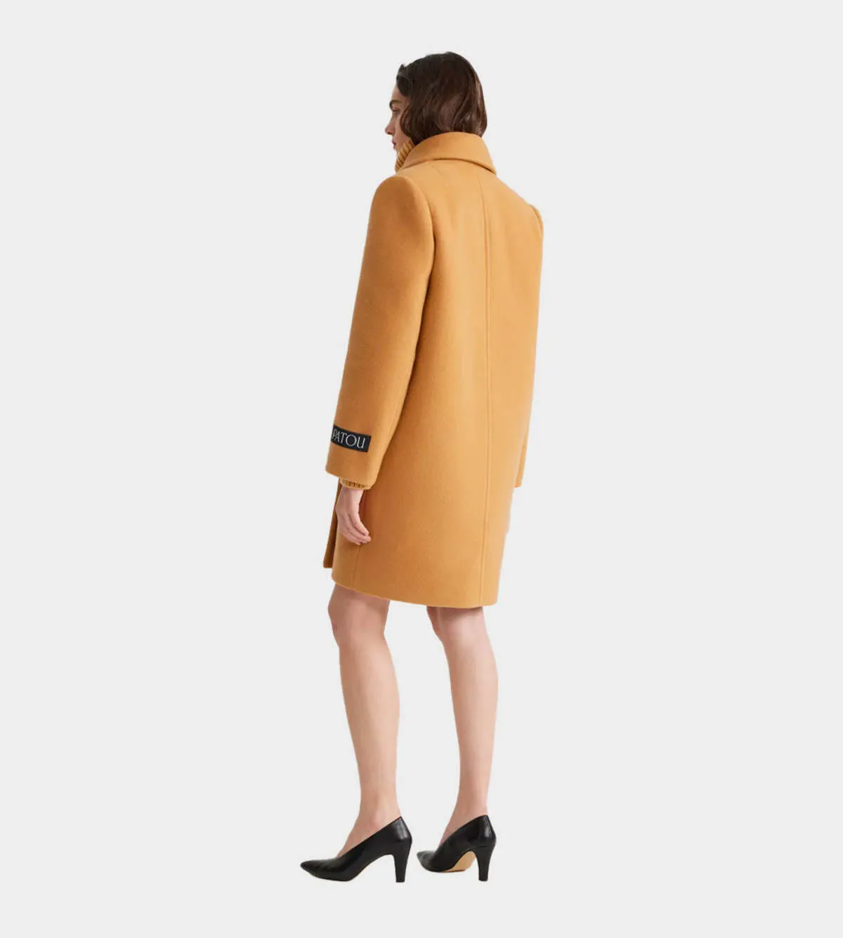 Soft Tailored Coat - Biscuit