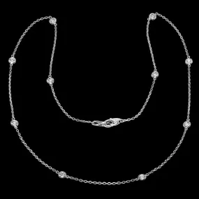 Station Diamond Necklace