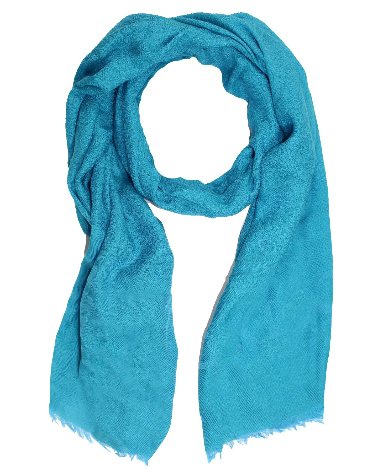 Stefano Ricci Scarf Aqua Blue Pattern - Luxury Cotton Silk Man Shawl SALE