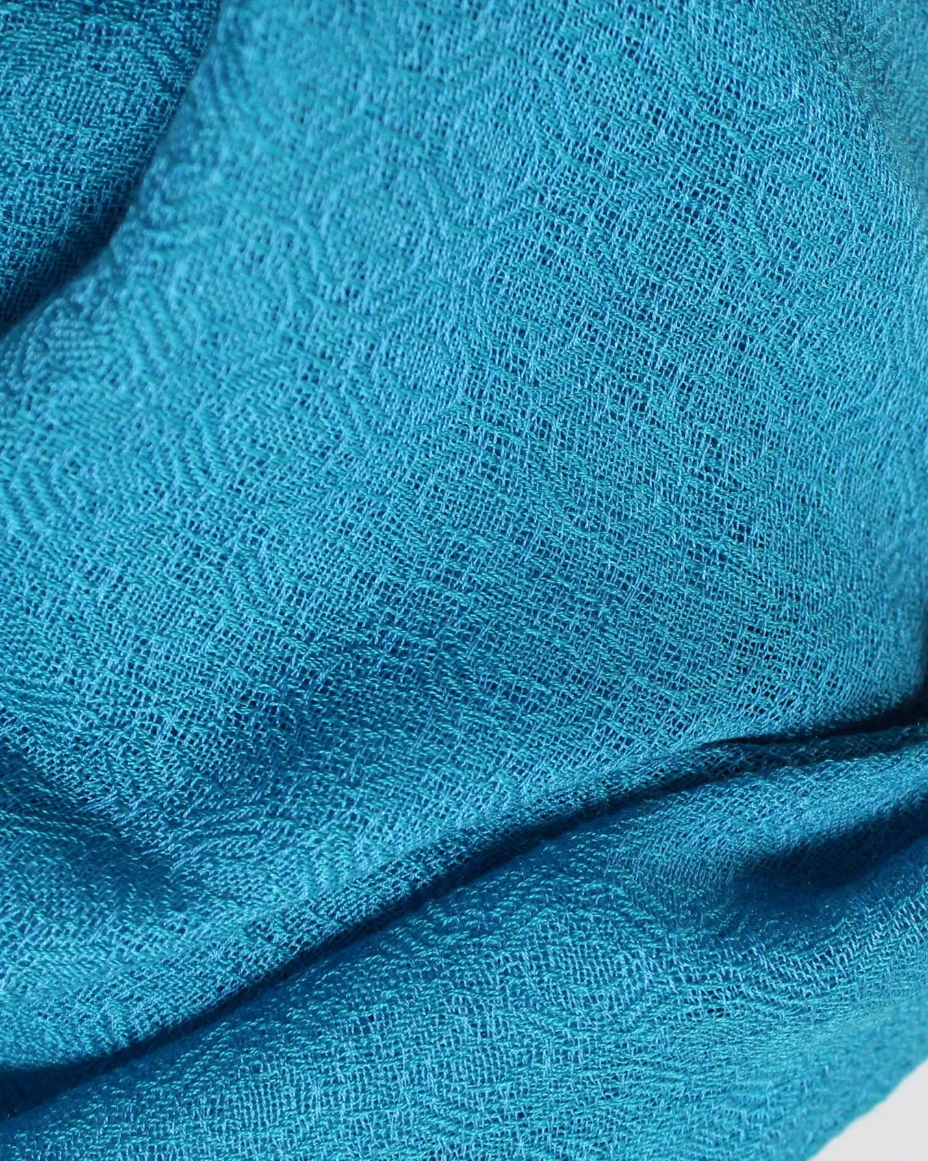 Stefano Ricci Scarf Aqua Blue Pattern - Luxury Cotton Silk Man Shawl SALE