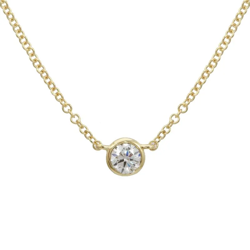 TORI SINGLE DIAMOND NECKLACE