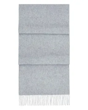 Unisex Woven Cashmere Scarf Flannel Grey