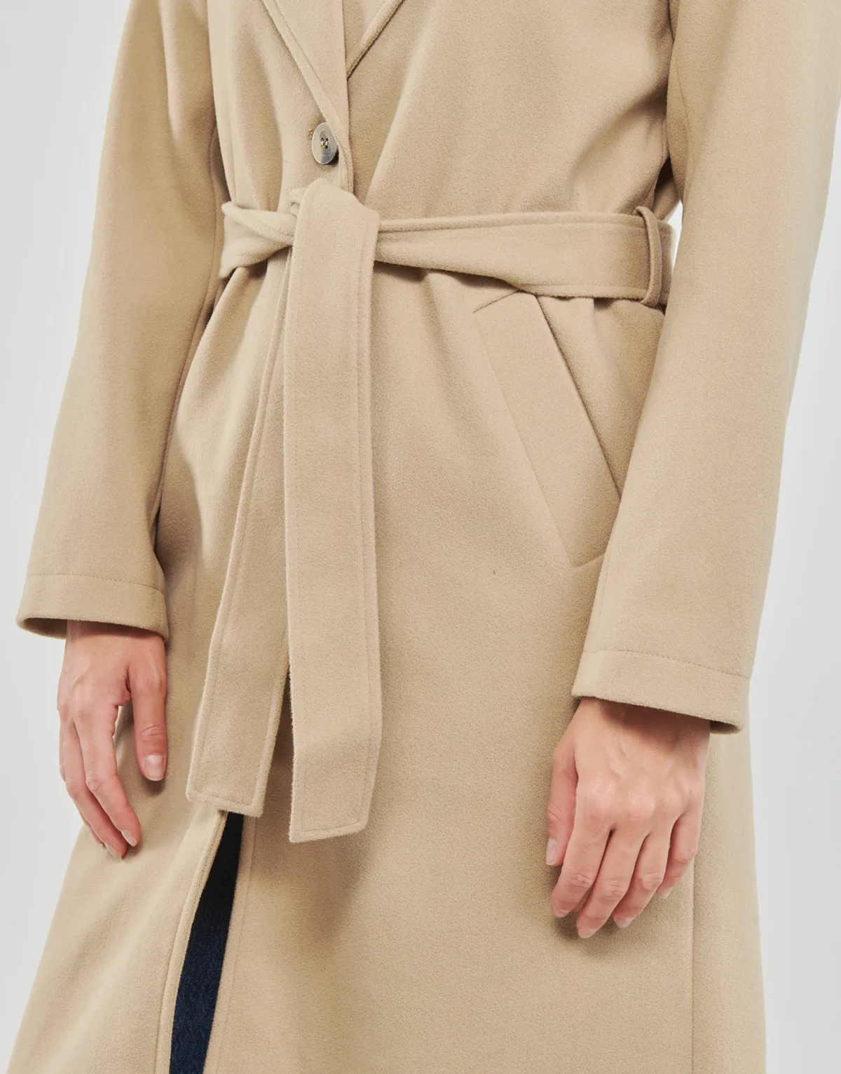 VIPOKO LONG BELT COAT