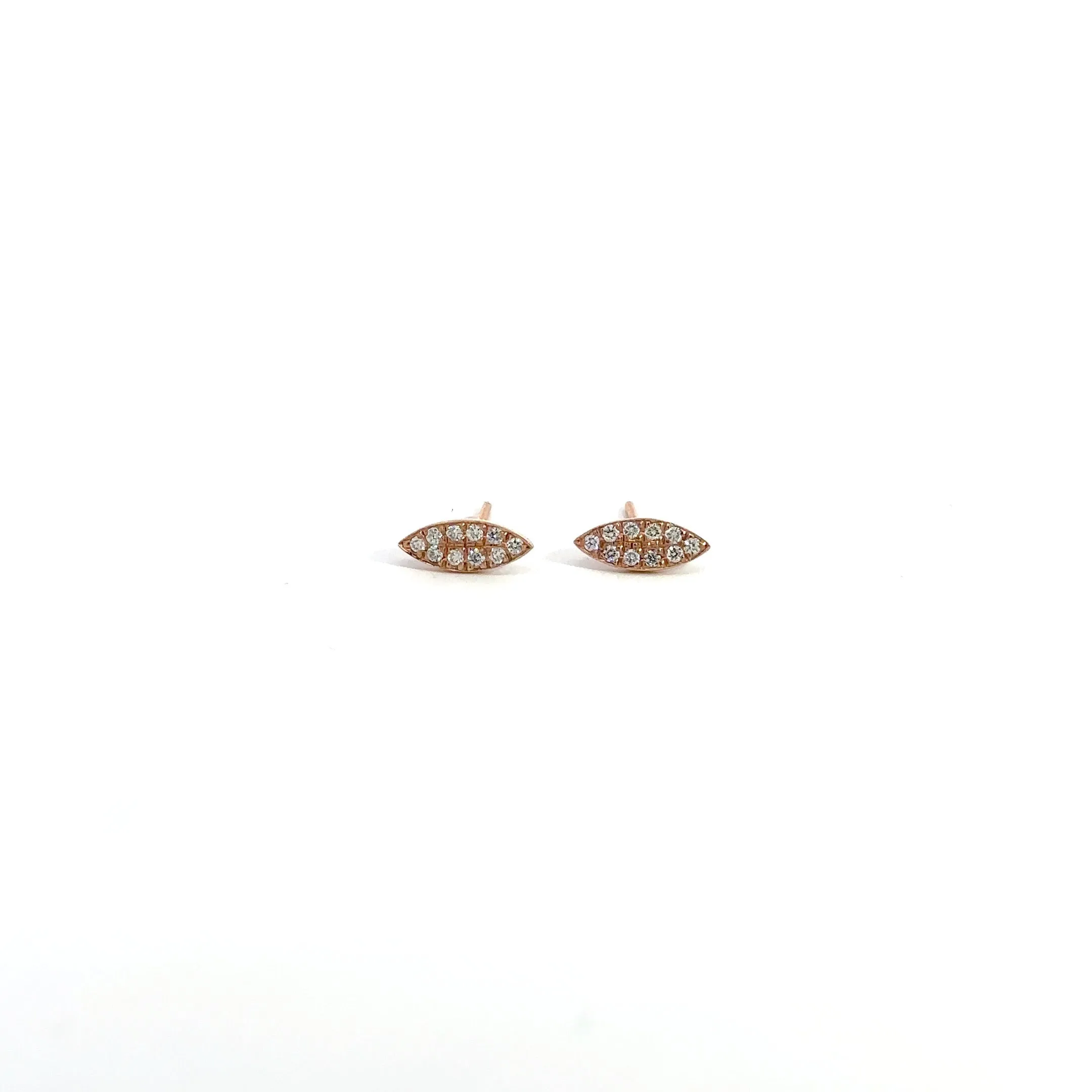 WD31 - Petal Pave Diamond Studs