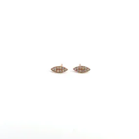 WD31 - Petal Pave Diamond Studs