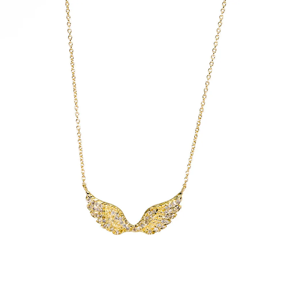 Wings Diamond Necklace