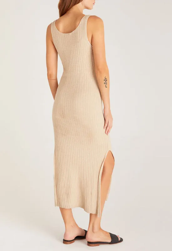 Z Supply - Brayden Midi Dress, Oatmeal color