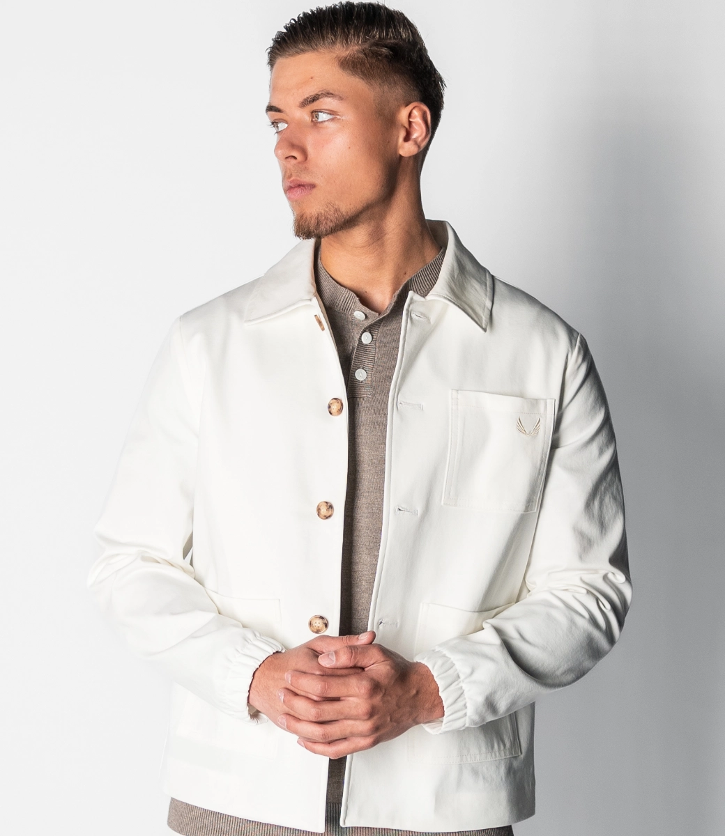 Zumo Regular Fit Jackets PIETRO-PC Cream